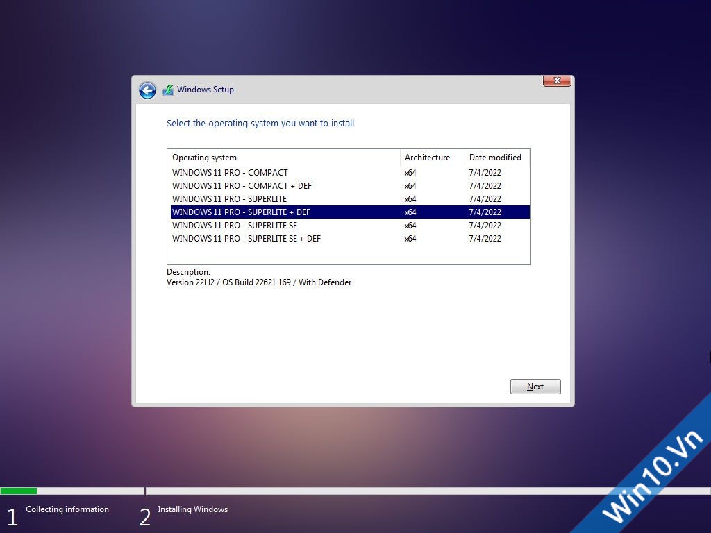 Windows 11 Build 22621.317 PRO SUPERLITE + SE + COMPACT + DEFENDER + W/O DEFENDER Ghost Spectre