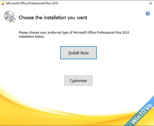 Install Now Office 2010 Pro Plus