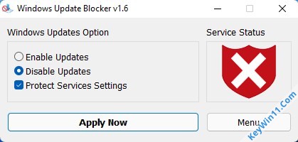 Tắt Windows update bằng Update Blocker