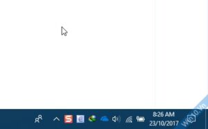 ẩn language bar win 10