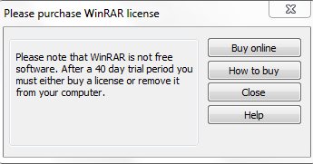 WinRAR 40 days