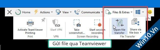 Gửi file qua Teamviewer