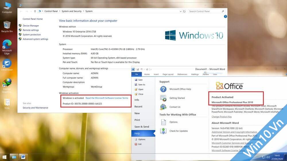 Ghost Windows 10 LTSB 2016 x64 version 2