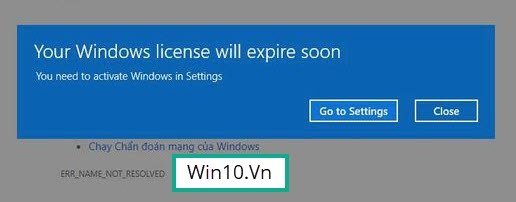 Your Windows license will expire soon (ảnh 2)