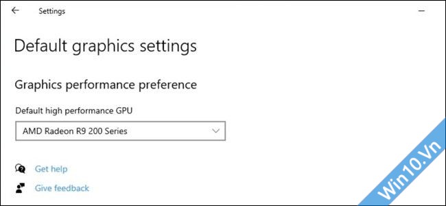 Cài đặt card đồ họa GPU Windows 10 21H2