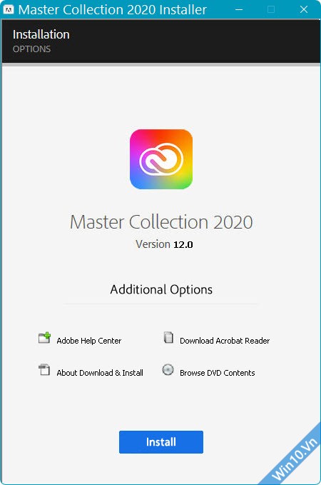 Install Adobe Master Collection 2020