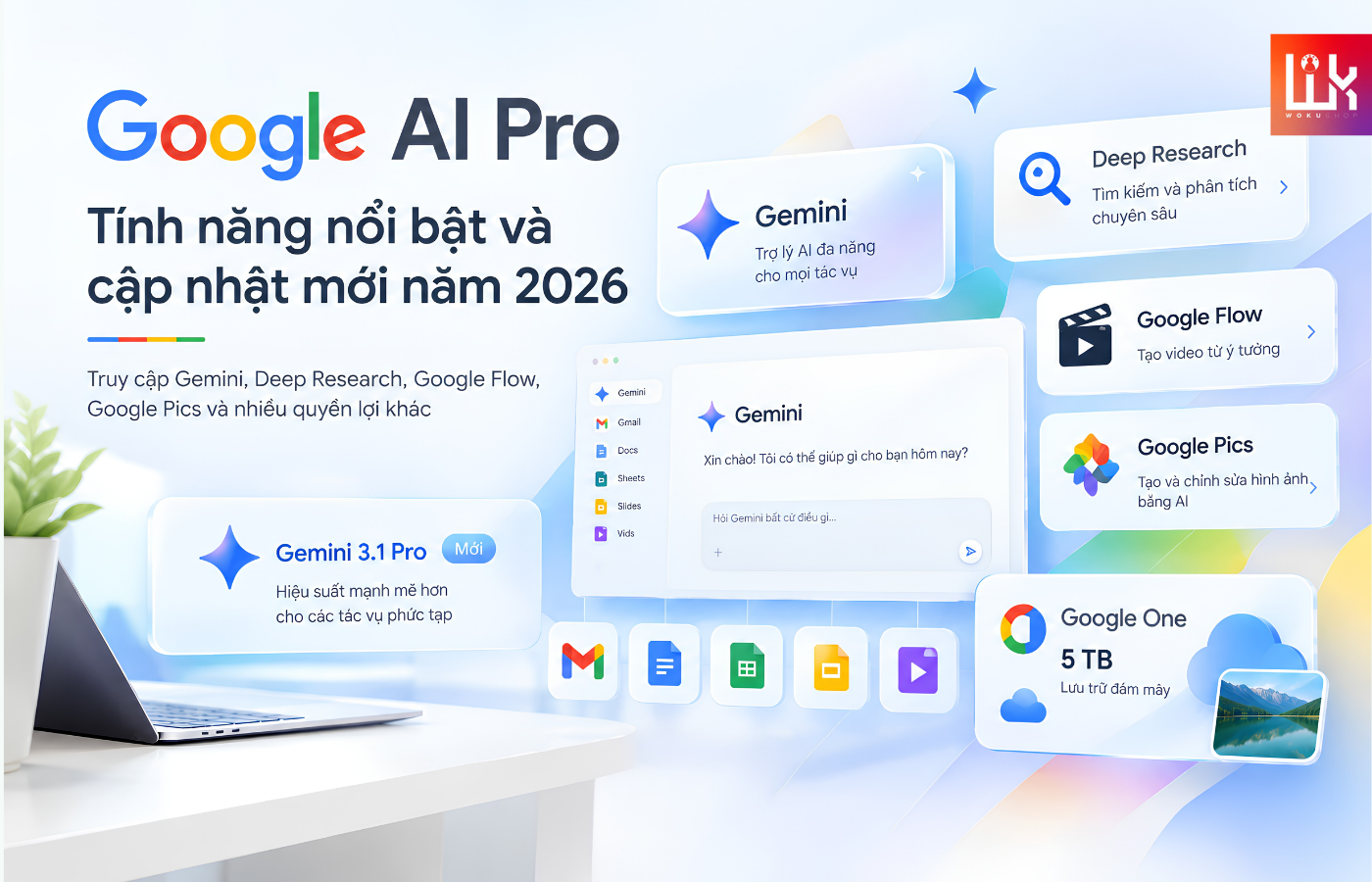 Google AI Pro là gì? Các tính năng đáng chú ý mới nhất 4 Google AI Pro là gì? Các tính năng đáng chú ý mới nhất